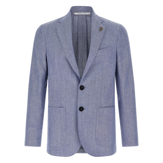 Pal Zileri Blue Wool Blazer