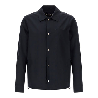 Herno Blue Polyamide Shell Jacket