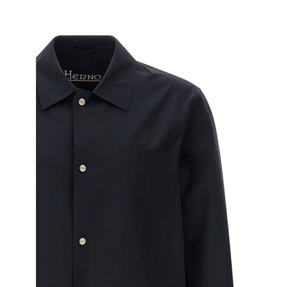 Herno Blue Polyamide Shell Jacket