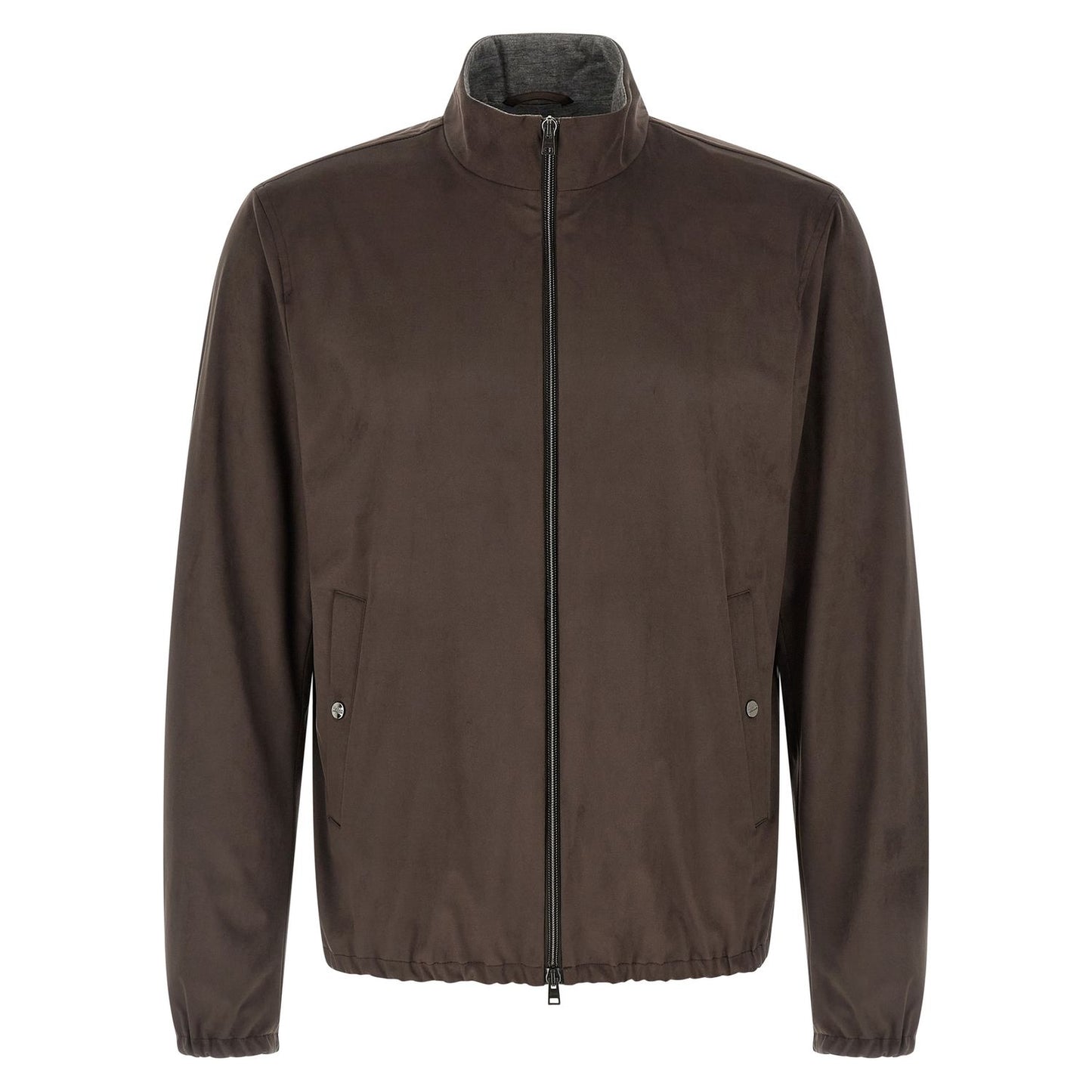 Herno Brown Polyester Jacket