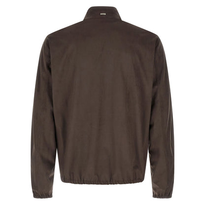 Herno Brown Polyester Jacket