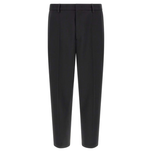 Jil Sander Black Polyester Dress Pants