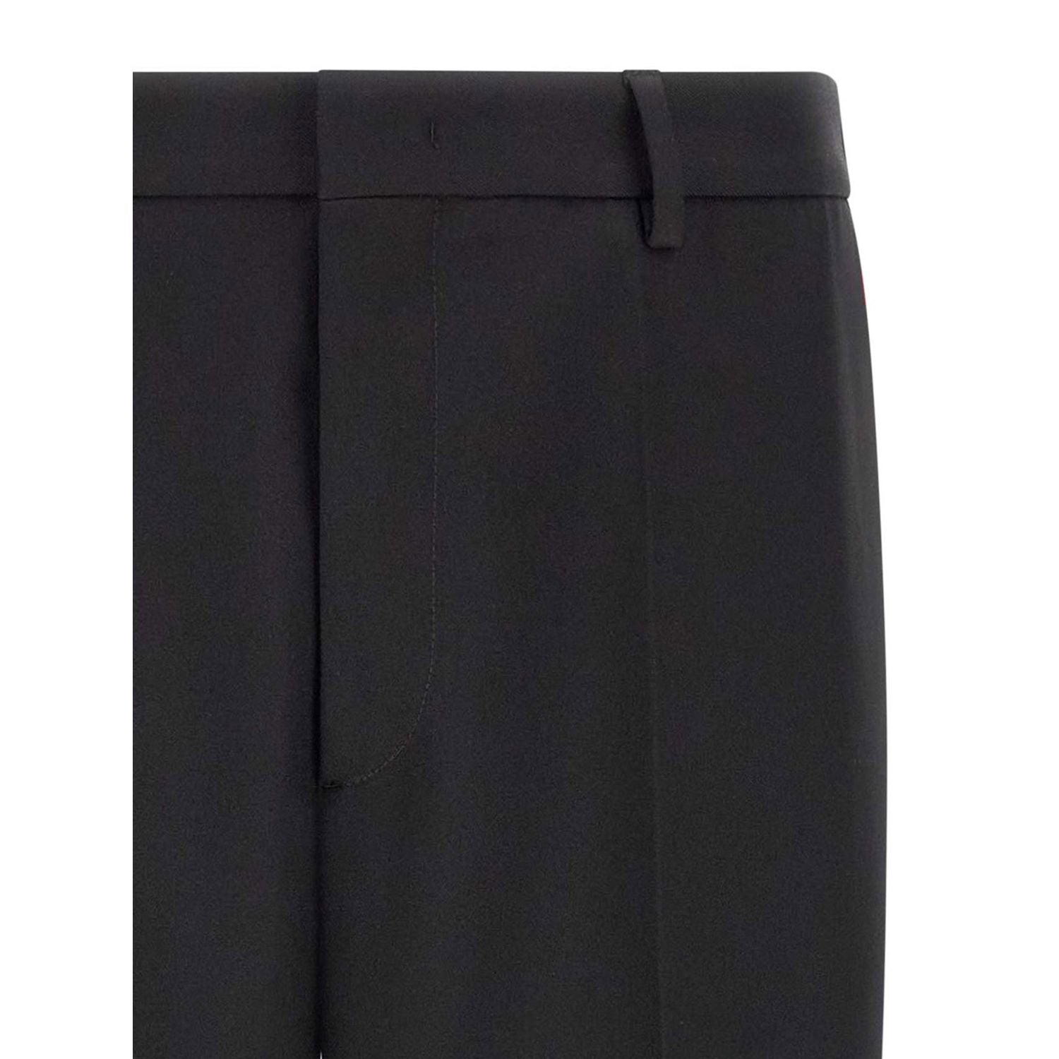 Jil Sander Black Polyester Dress Pants