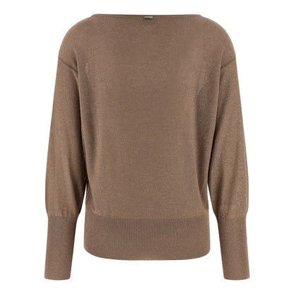 Herno Brown Viscose Cardigan