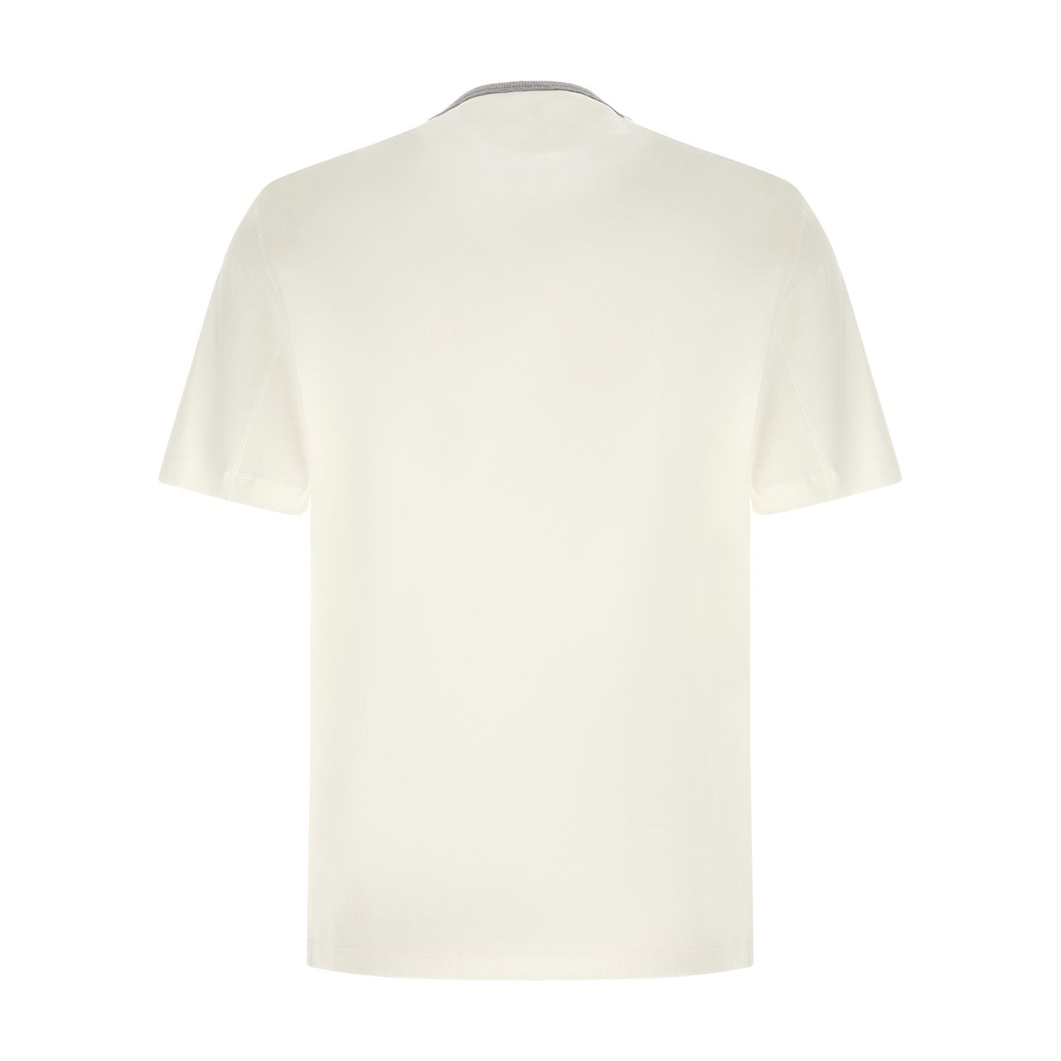 Brunello Cucinelli White Cotton T-Shirt