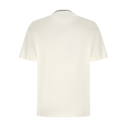 Brunello Cucinelli White Cotton T-Shirt