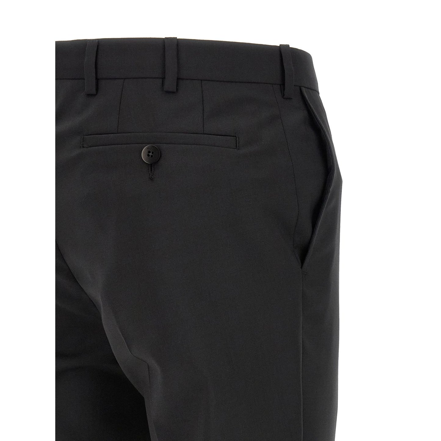 Pal Zileri Black Wool Two-Piece Suit