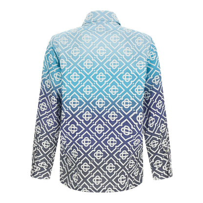 Casablanca Blue Cotton Shell Jacket