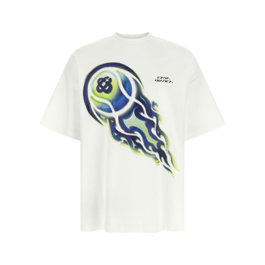 Casablanca White Cotton T-Shirt