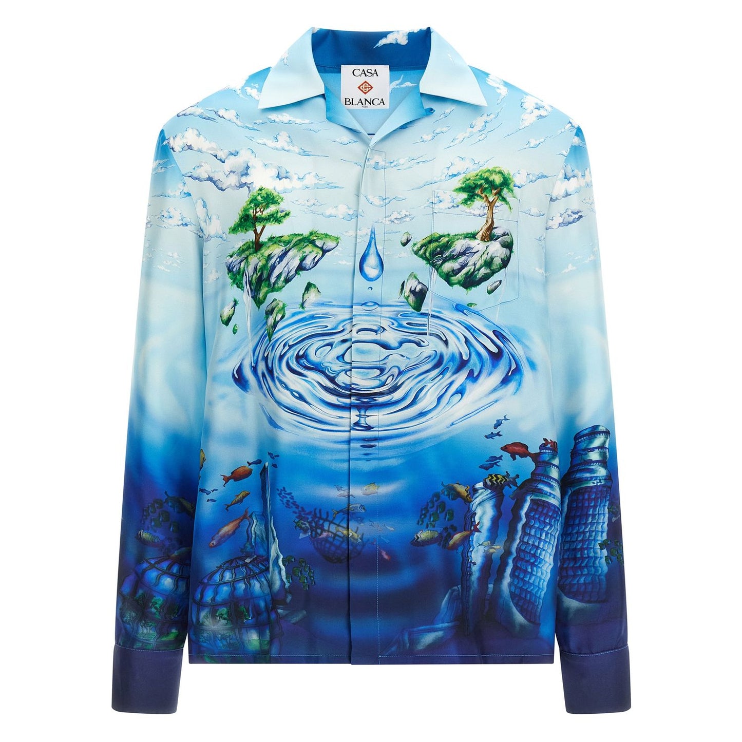 Casablanca Multicolor Silk Blouse