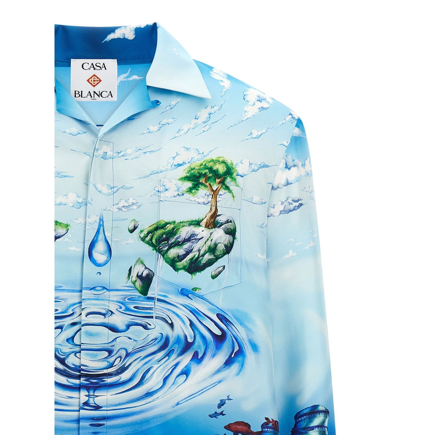 Casablanca Multicolor Silk Blouse