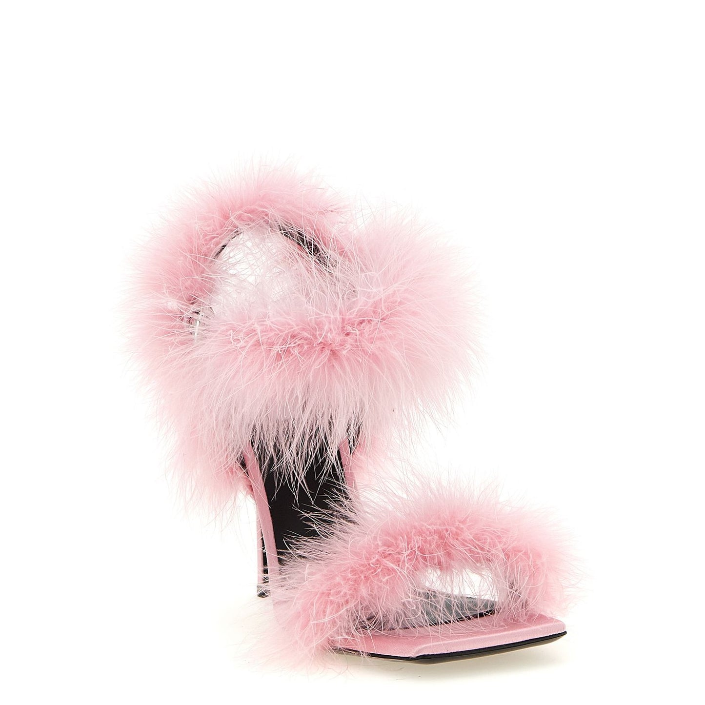 Moschino Multicolor Viscose Stiletto Heel Sandals