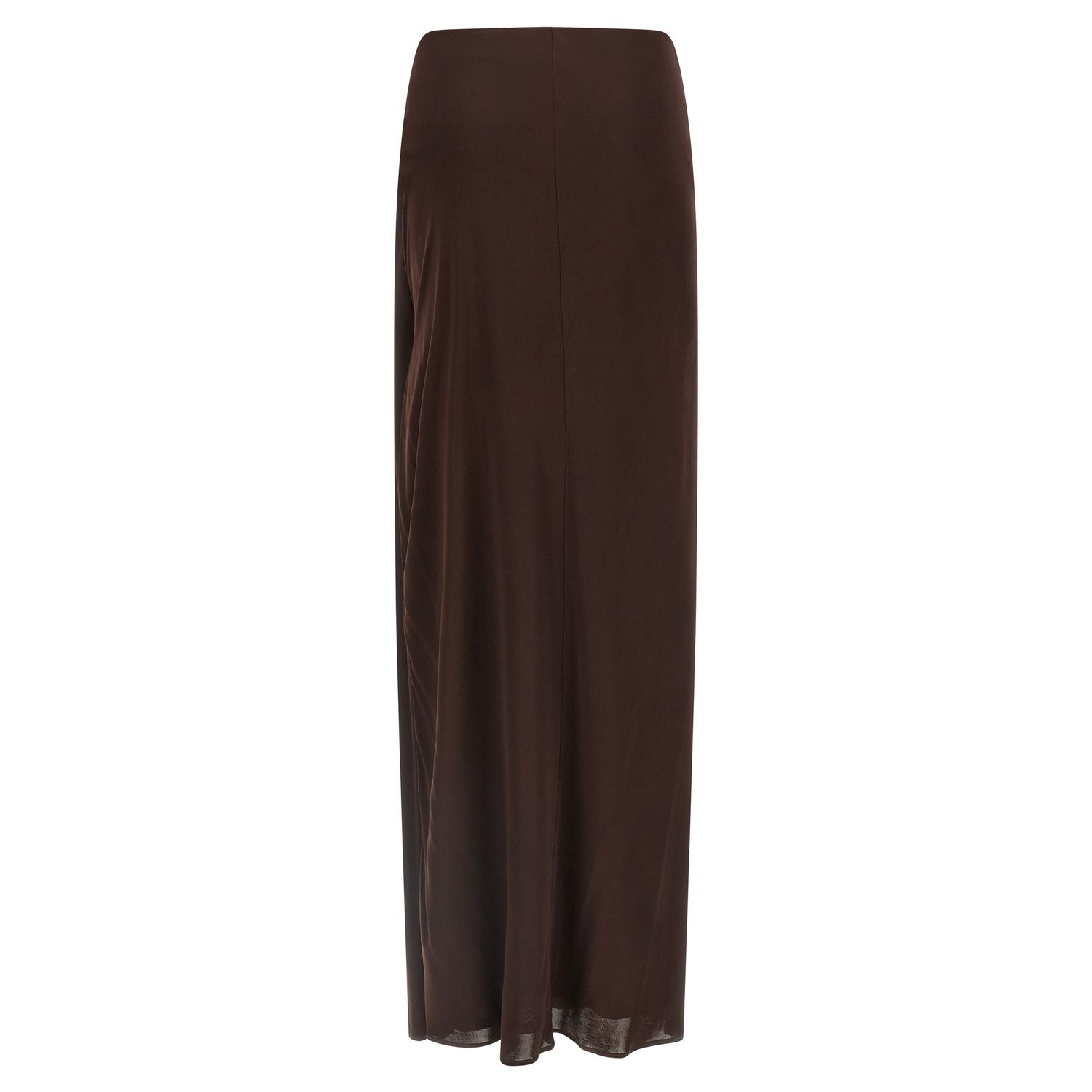 Elisabetta Franchi Brown Viscose Mini Skirt