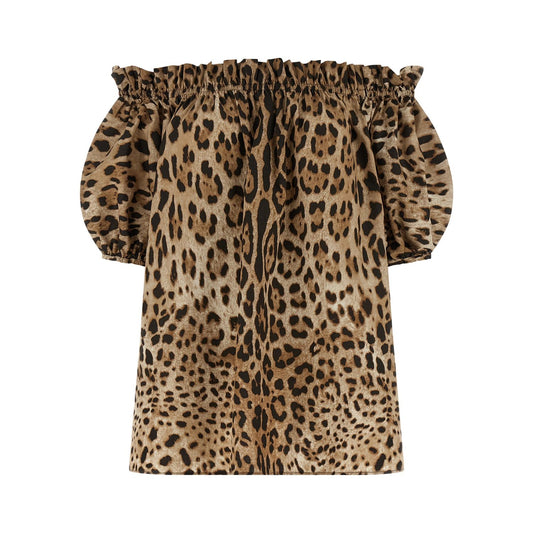 Dolce & Gabbana Brown Cotton Shirt