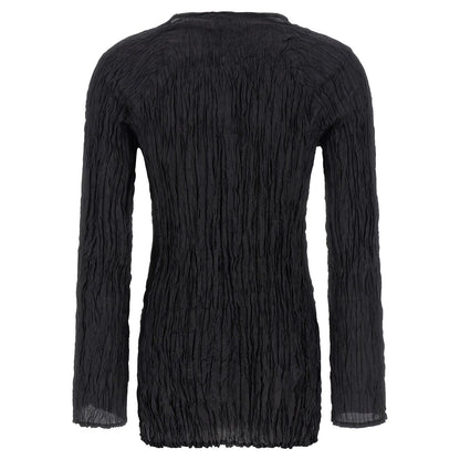 P.A.R.O.S.H. Black Silk Blouse