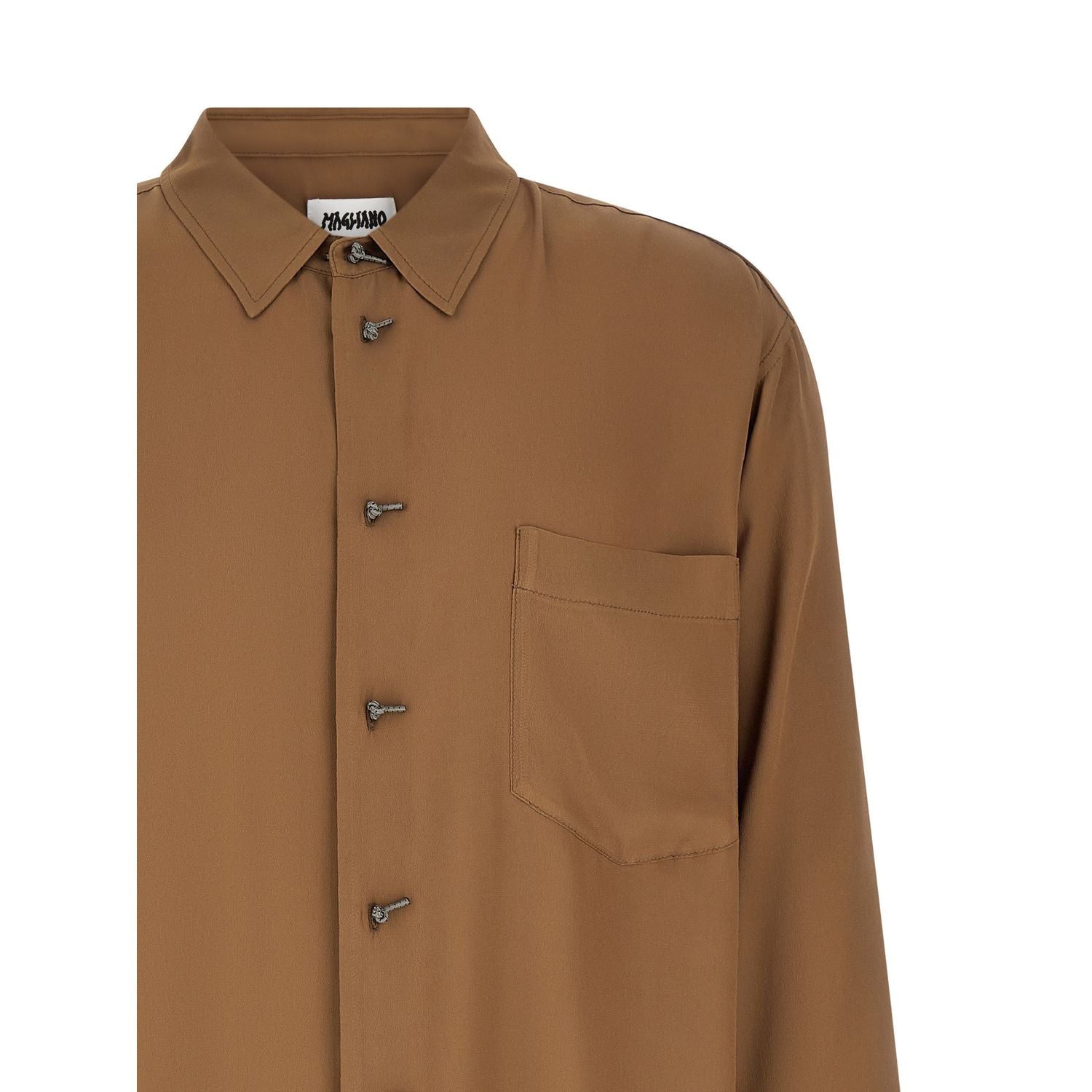 Magliano Brown Acetate Blouse