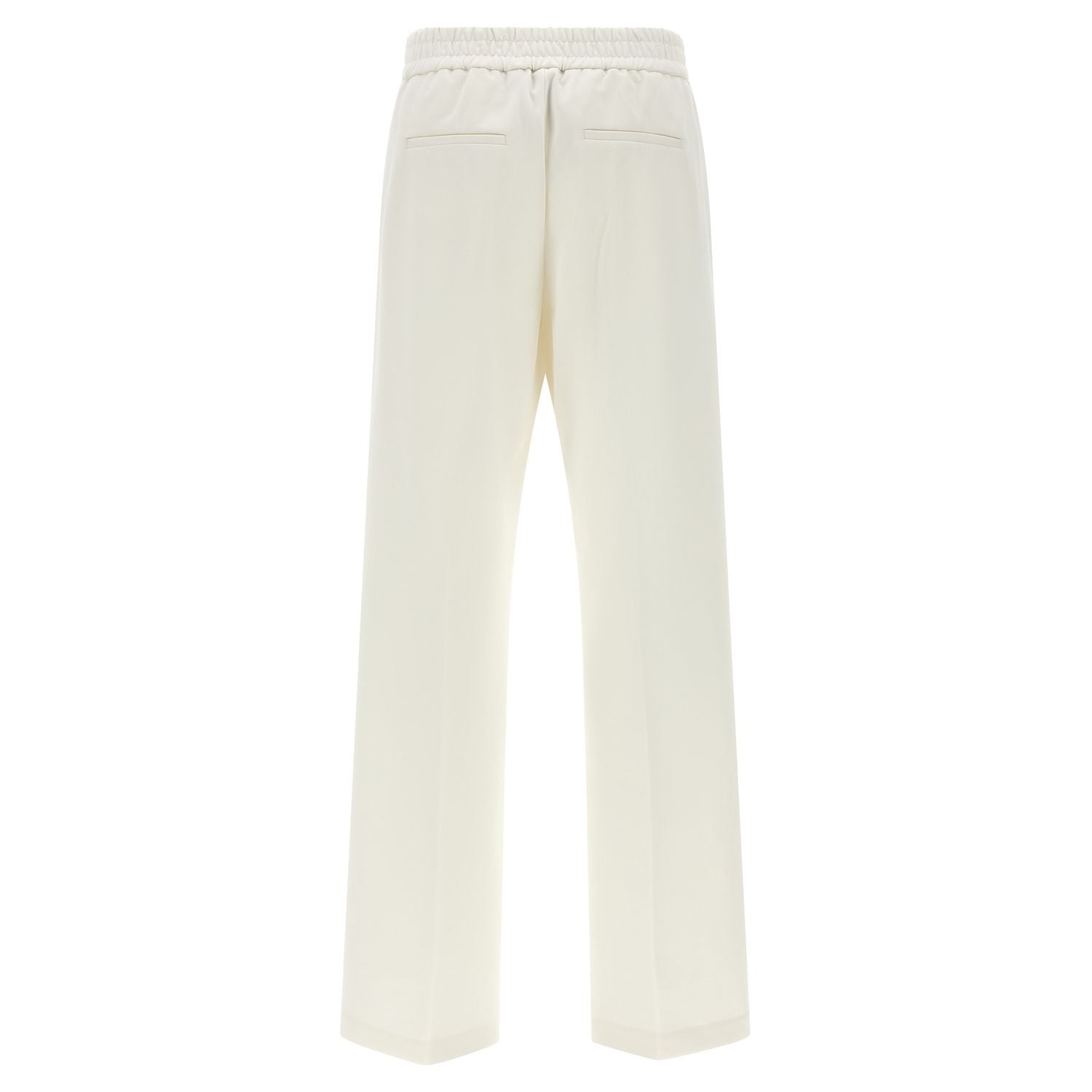Peserico White Cotton Casual Pants