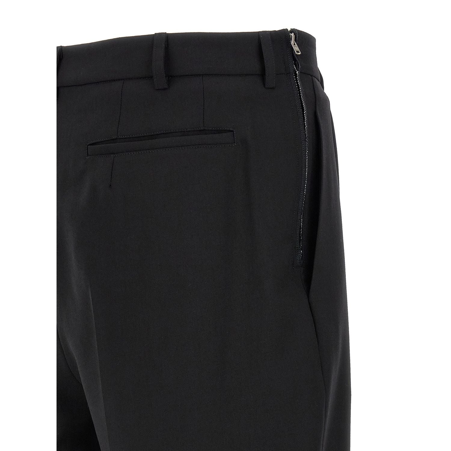 Magliano Black Wool Dress Pants