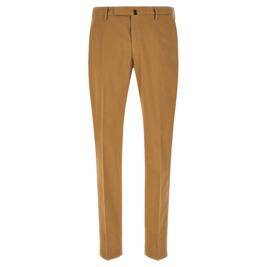 Incotex Brown Cotton Casual Pants
