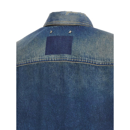 Golden Goose Blue Polyester Blouse