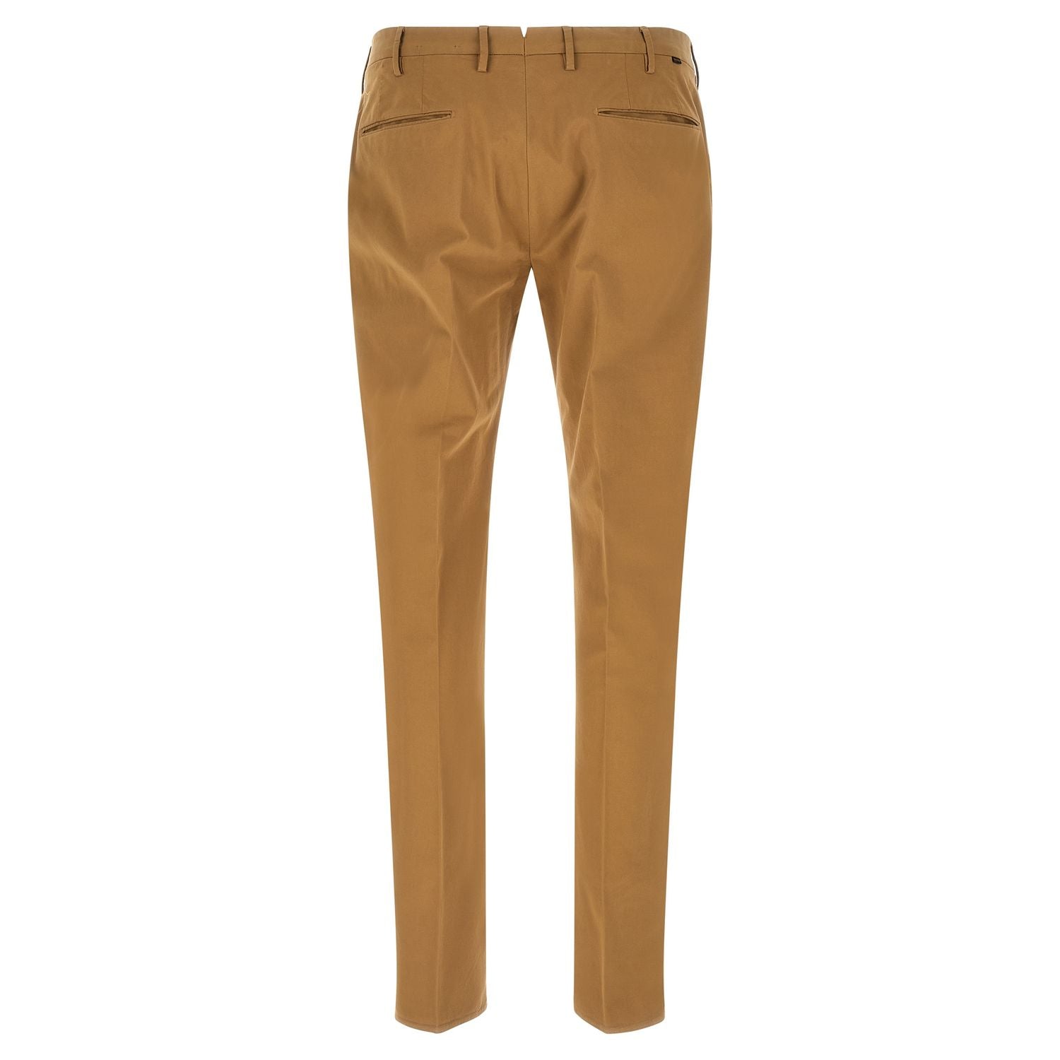 Incotex Brown Cotton Casual Pants