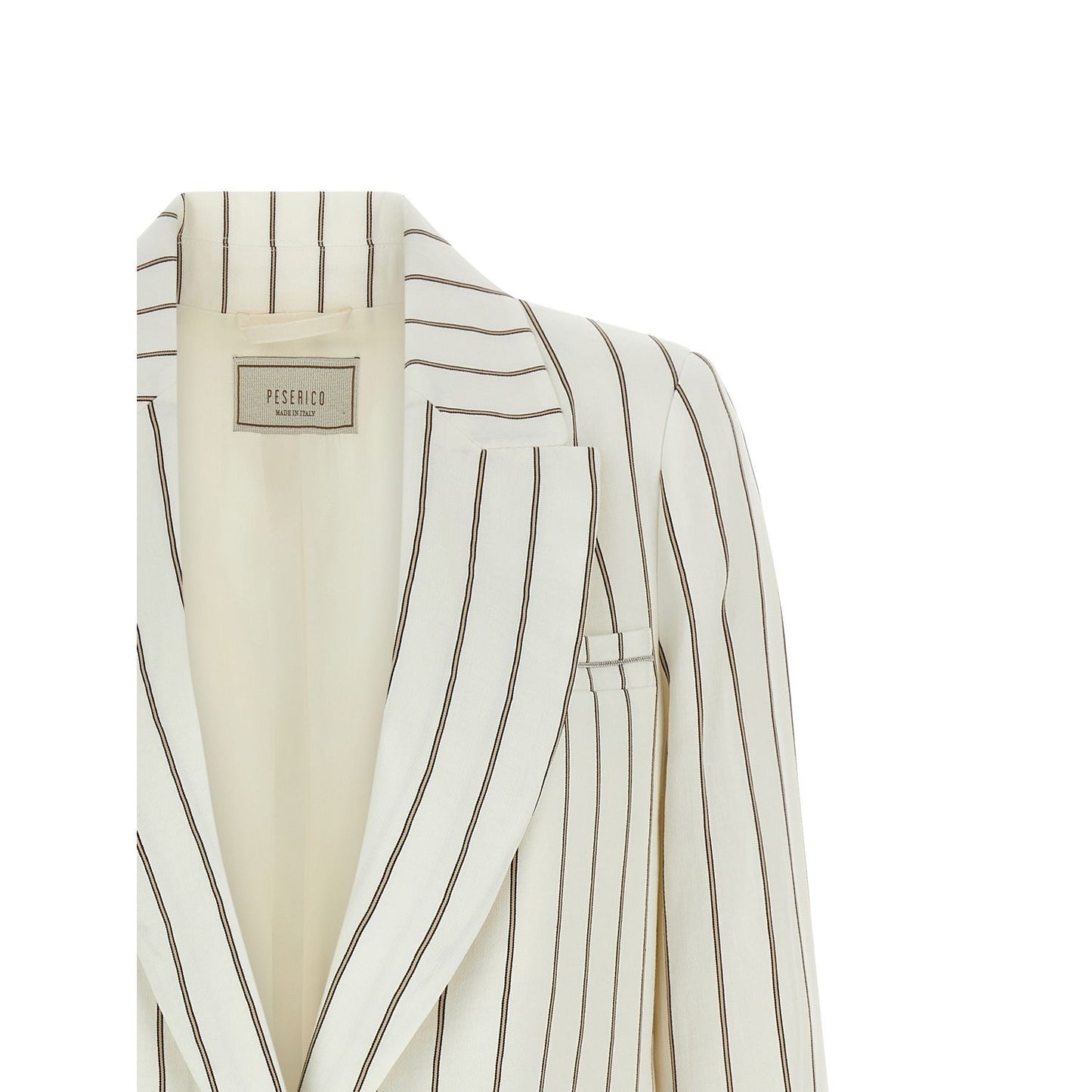 Peserico White Linen Blazer