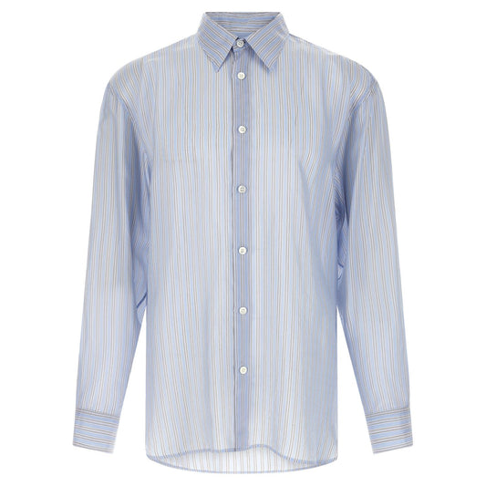 Dries Van Noten Blue Copper Blouse