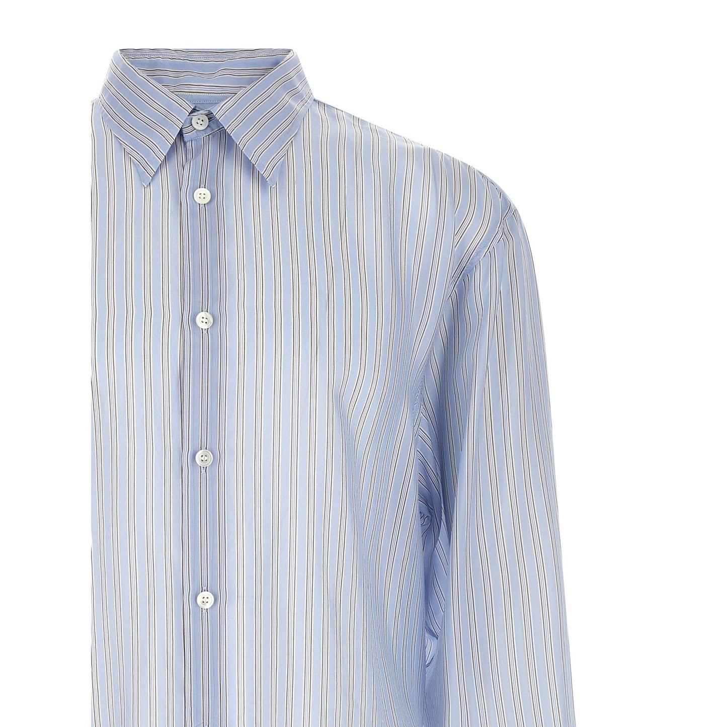 Dries Van Noten Blue Copper Blouse