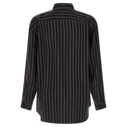 Dries Van Noten Black Copper Blouse