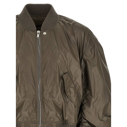 Rick Owens Gray Nylon Bomber