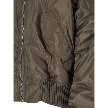 Rick Owens Gray Nylon Bomber