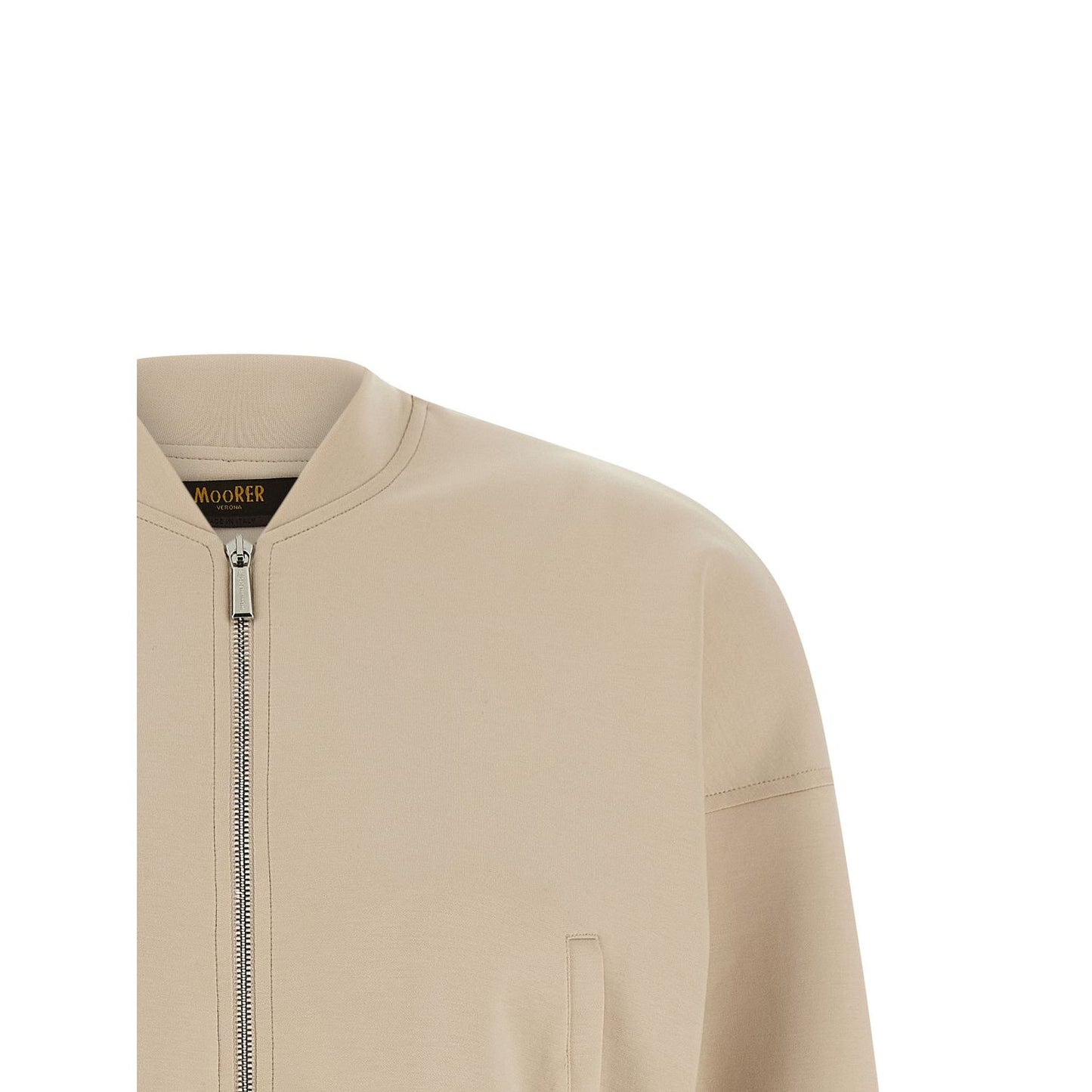 MooRER Beige Cotton Sweatshirt