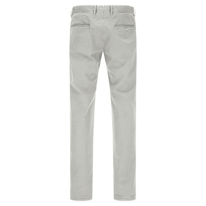 Incotex Gray Cotton Casual Pants