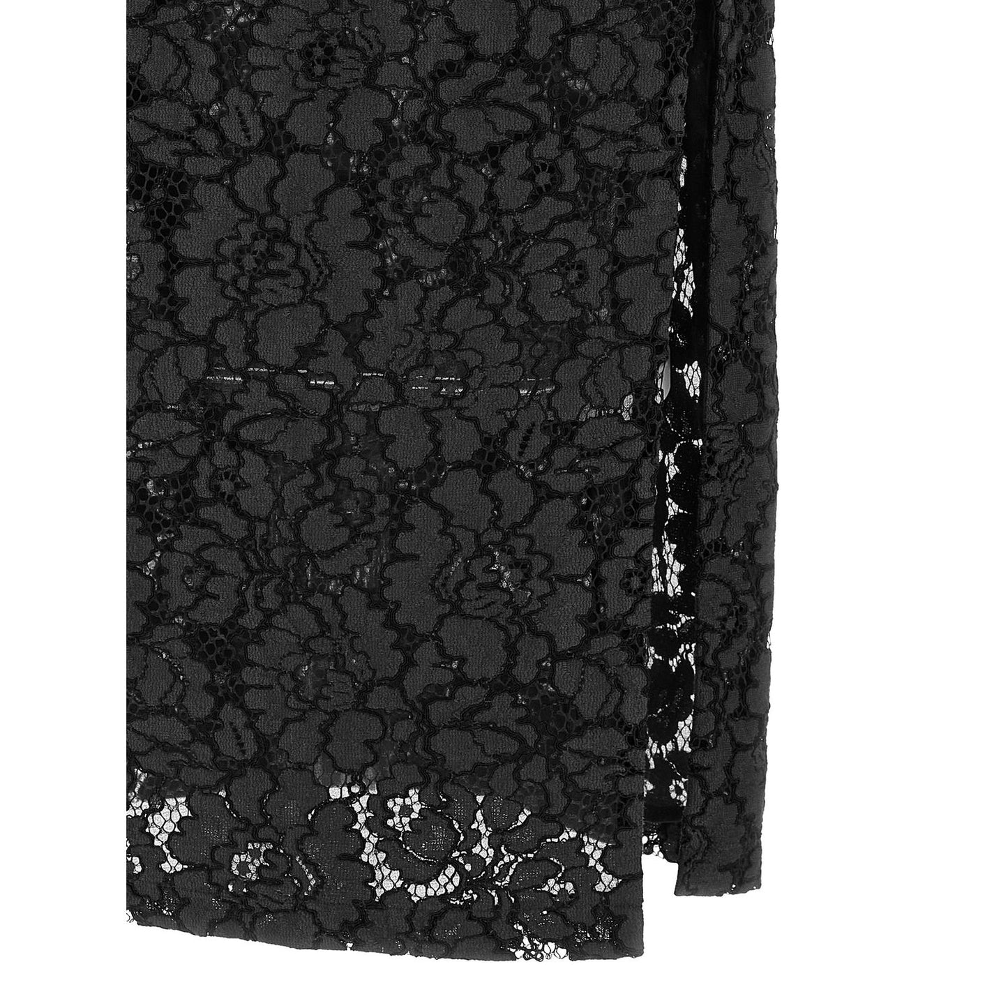 PINKO Black Cotton Midi Dress