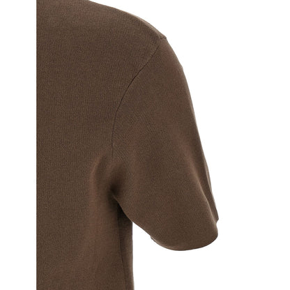 Entire Studios Brown Cotton T-Shirt