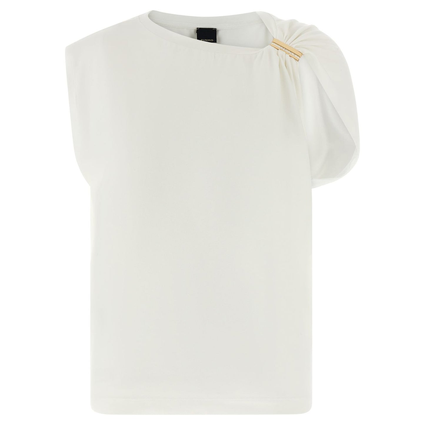 PINKO White Cotton T-Shirt