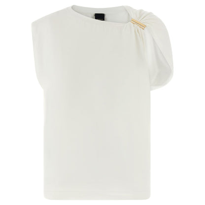 PINKO White Cotton T-Shirt