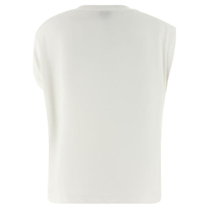PINKO White Cotton T-Shirt