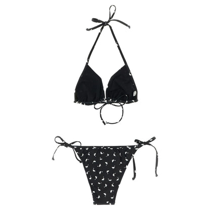 Moschino Bicolor Polyester Bikini