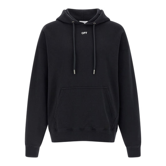 Off-White Black Cotton Sweatshirt