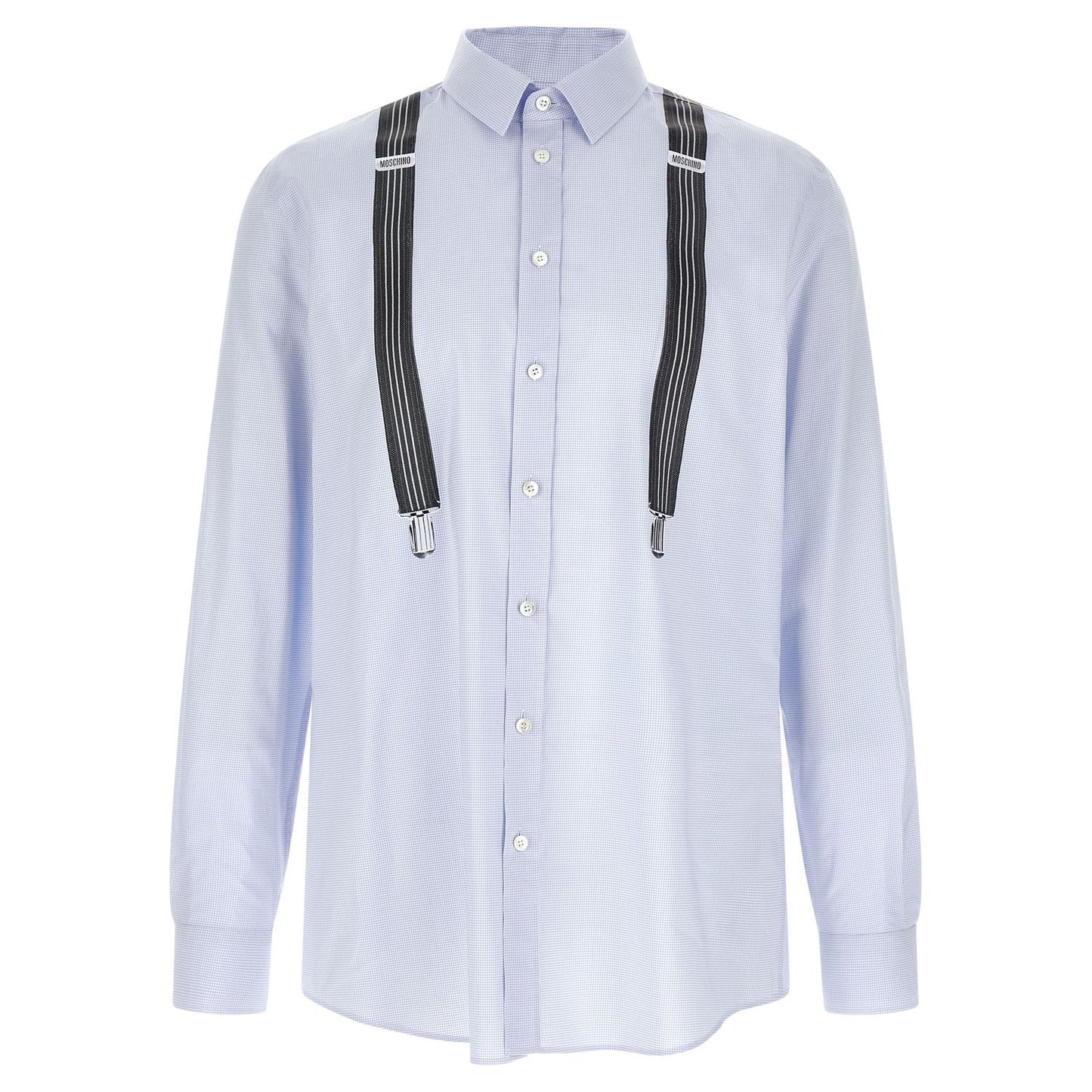 Moschino Blue Cotton Blouse