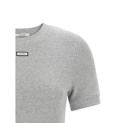 Entire Studios Gray Cotton T-Shirt