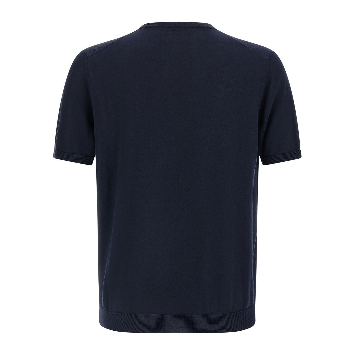 Roberto Collina Blue Cotton Cardigan