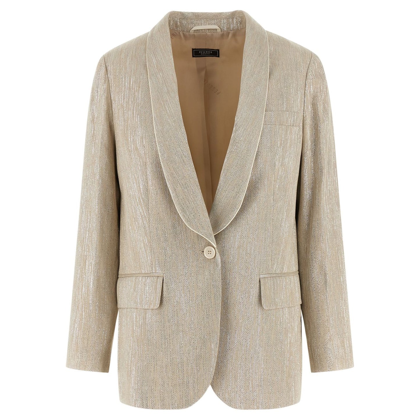 Peserico Beige Viscose Blazer
