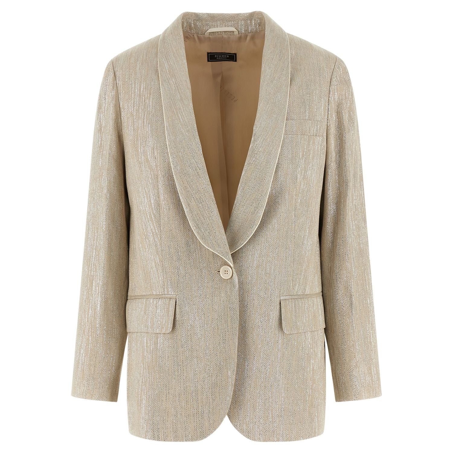 Peserico Beige Viscose Blazer