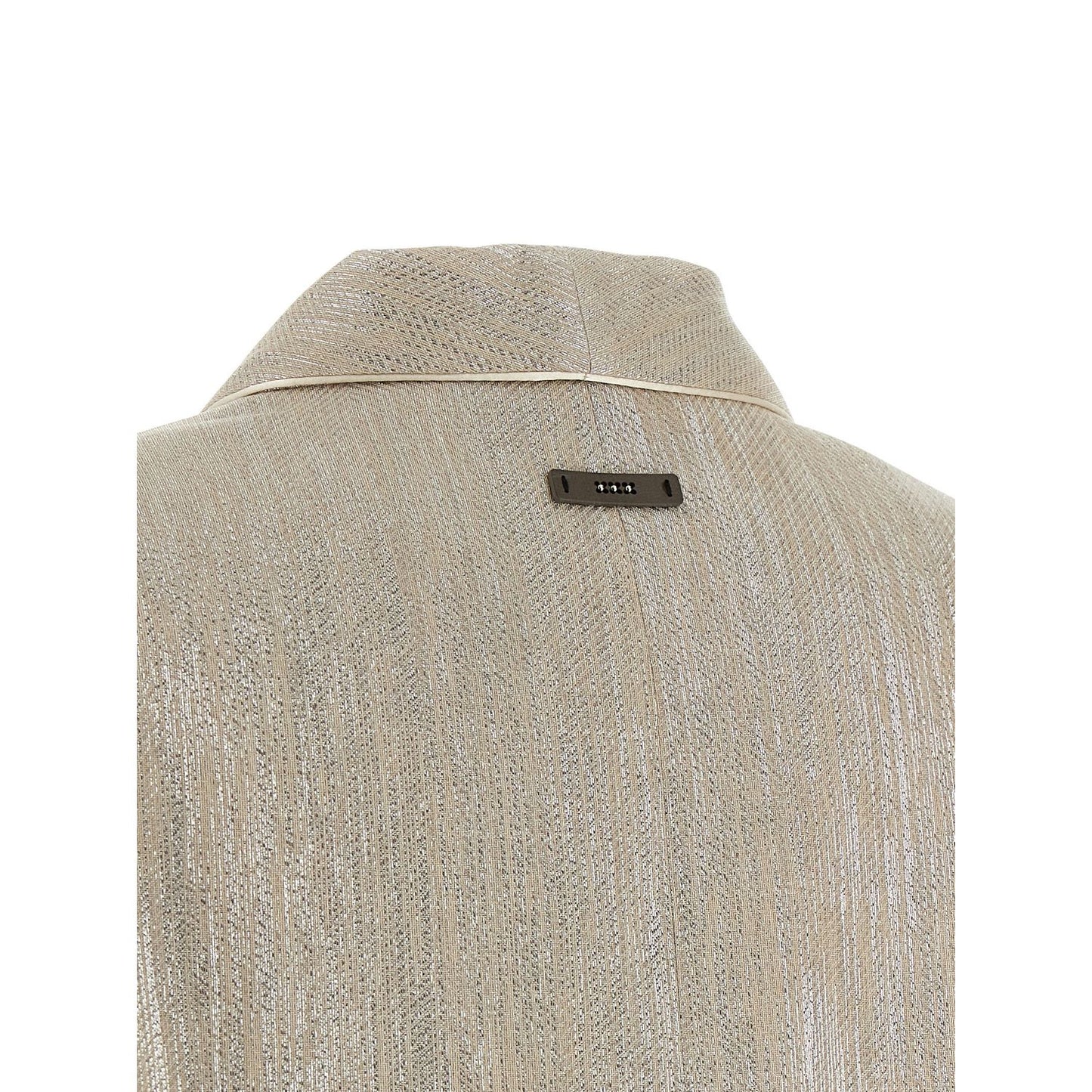 Peserico Beige Viscose Blazer