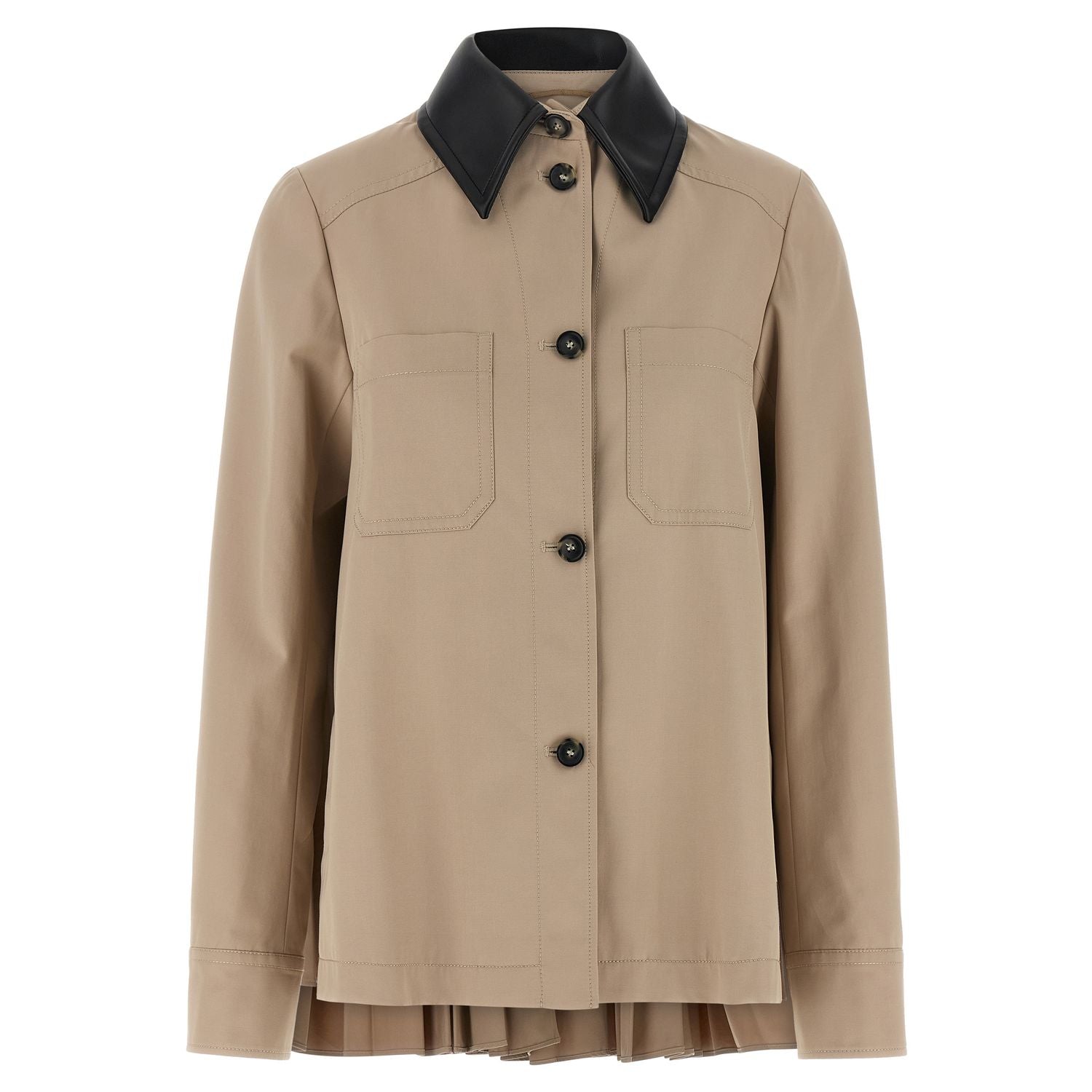 Sportmax Beige Polyester Coat