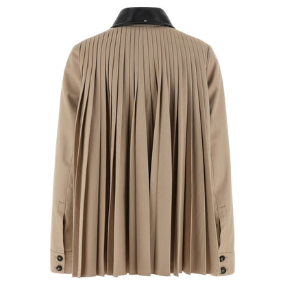 Sportmax Beige Polyester Coat