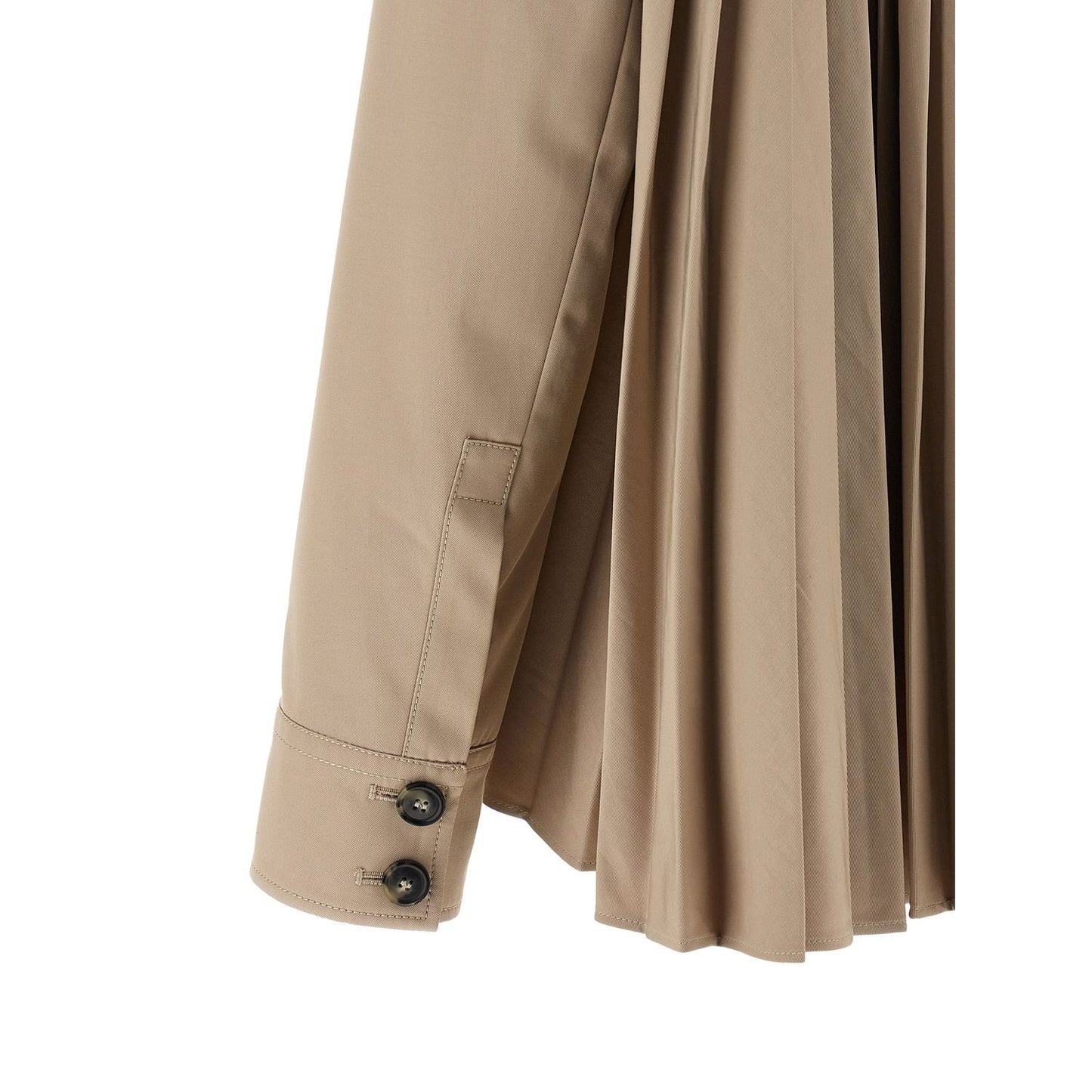 Sportmax Beige Polyester Coat