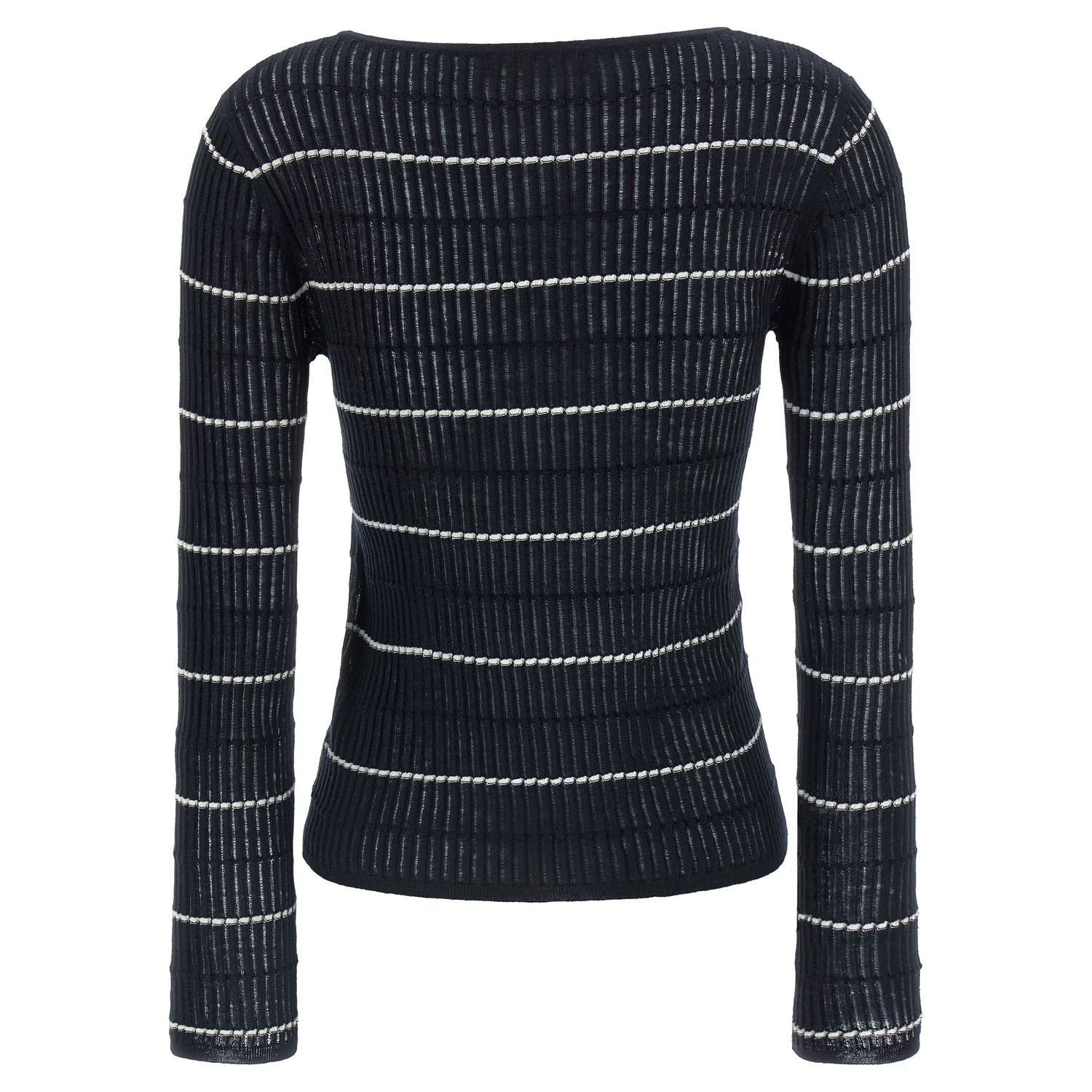 Max Mara Blue Silk Cardigan